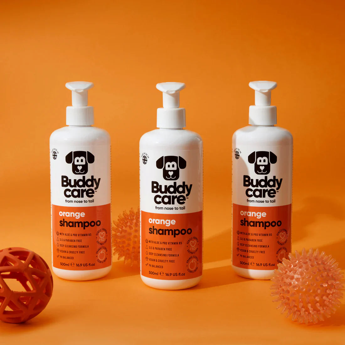 Buddycare Orange Dog Shampoo β Fruity Freshness & Gentle Clean ππ