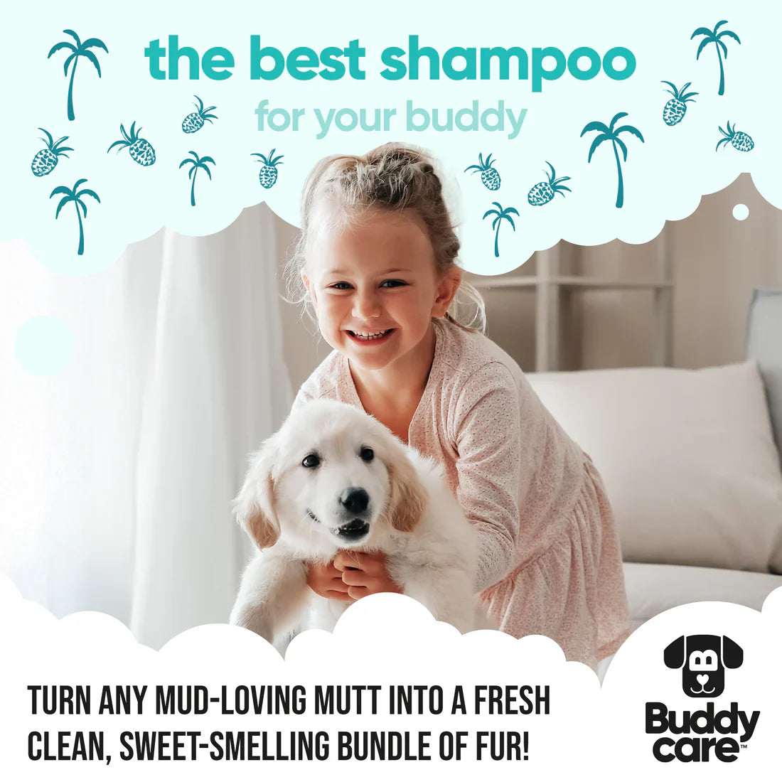 Buddy Care Tropical Dog Shampoo β Fruity Freshness & Gentle Clean π΄πΆπ