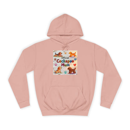 Hoodie — 'Official Cockerpoo Mum' Cute Dog Mom Hoodie