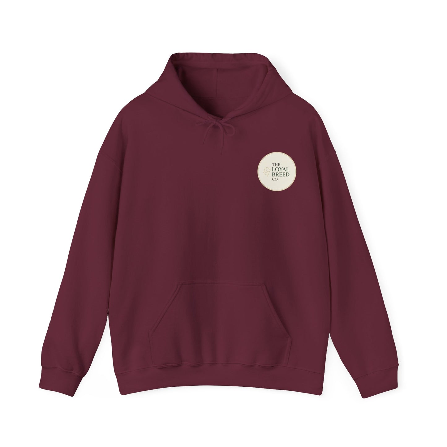 The Loyal Breed Co. Logo Hoodie — Minimalist Dog Lover Pullover