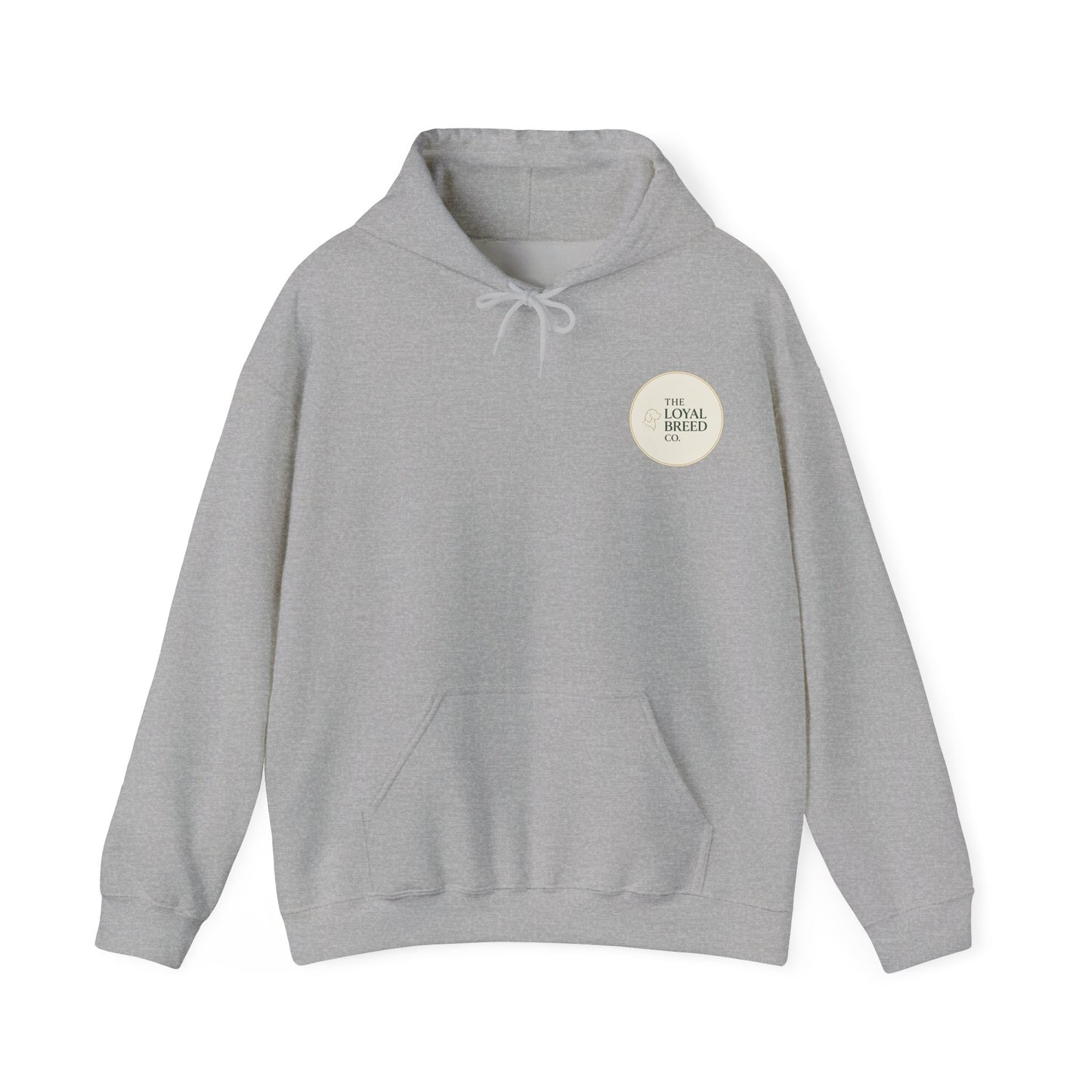 The Loyal Breed Co. Logo Hoodie — Minimalist Dog Lover Pullover
