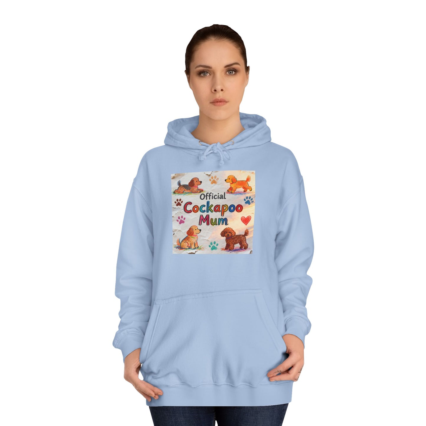 Hoodie — 'Official Cockerpoo Mum' Cute Dog Mom Hoodie