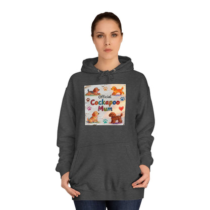 Hoodie — 'Official Cockerpoo Mum' Cute Dog Mom Hoodie