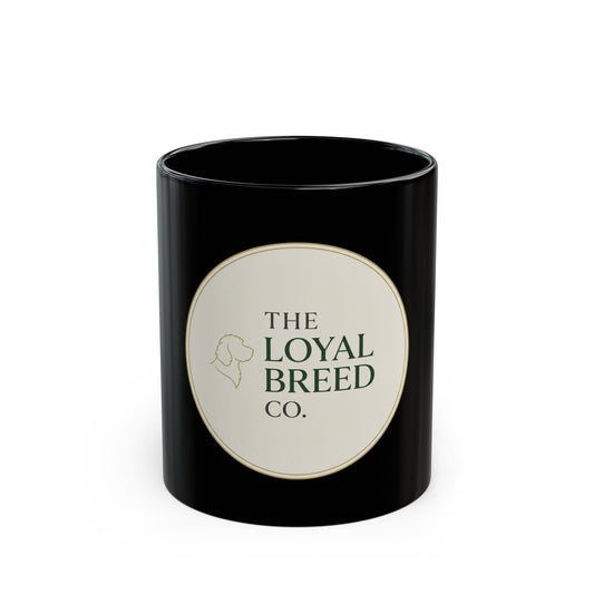 The Loyal Breed Co. Black Coffee Mug – 11oz Ceramic Logo Mug