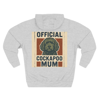Cockapoo Mum Hoodie — Official Cockapoo Mum Retro Dog Lover Pullover