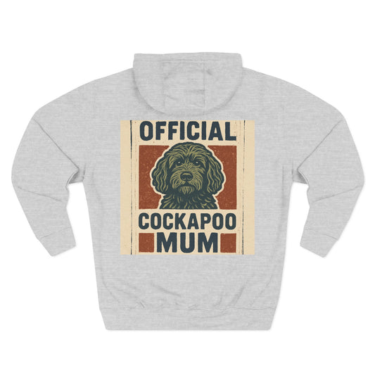 Cockapoo Mum Hoodie — Official Cockapoo Mum Retro Dog Lover Pullover