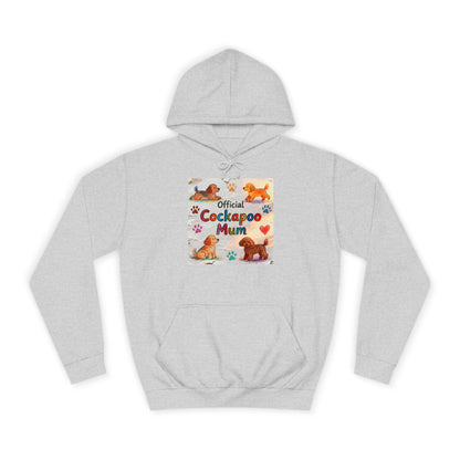 Hoodie — 'Official Cockerpoo Mum' Cute Dog Mom Hoodie