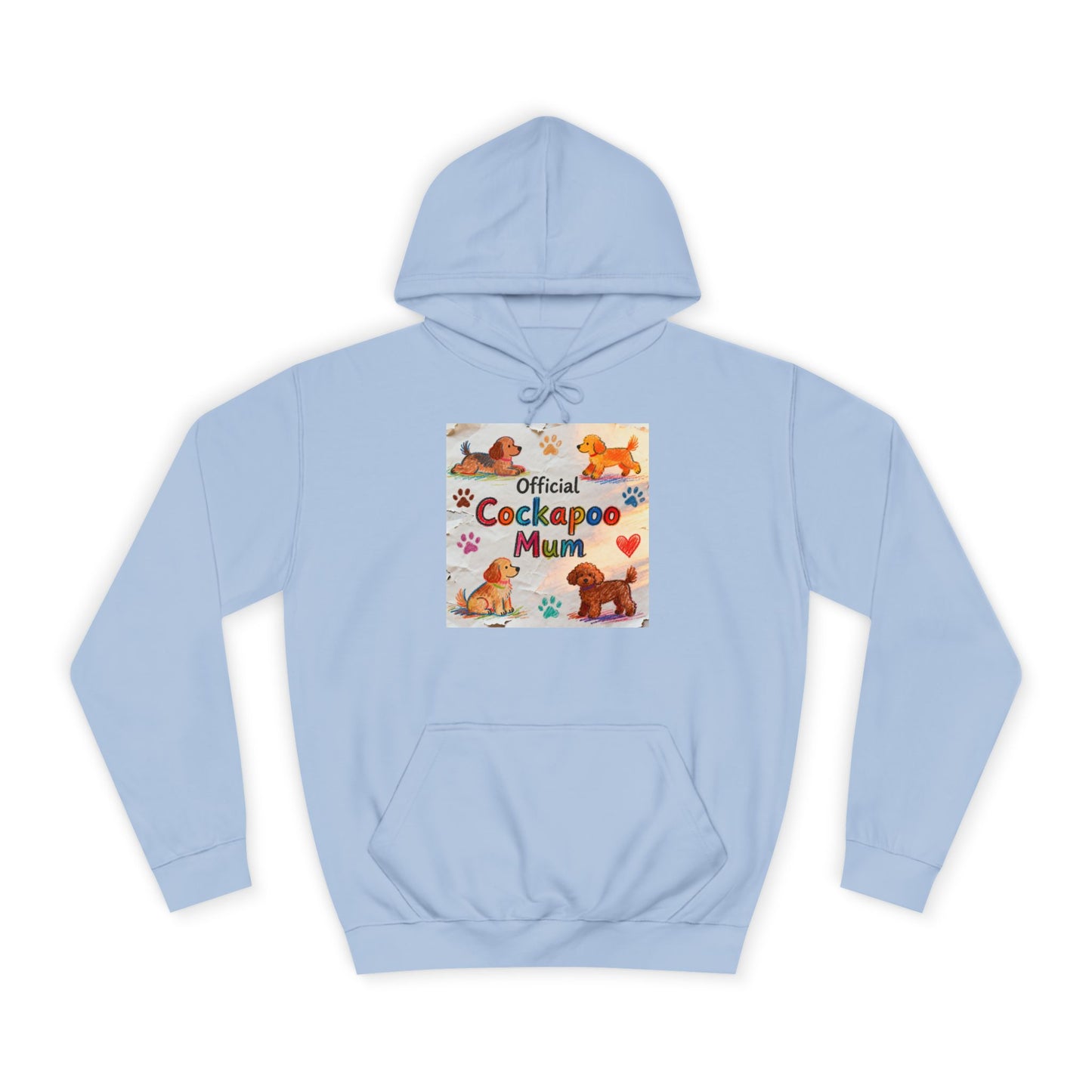 Hoodie — 'Official Cockerpoo Mum' Cute Dog Mom Hoodie
