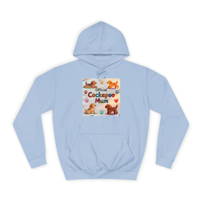 Hoodie — 'Official Cockerpoo Mum' Cute Dog Mom Hoodie