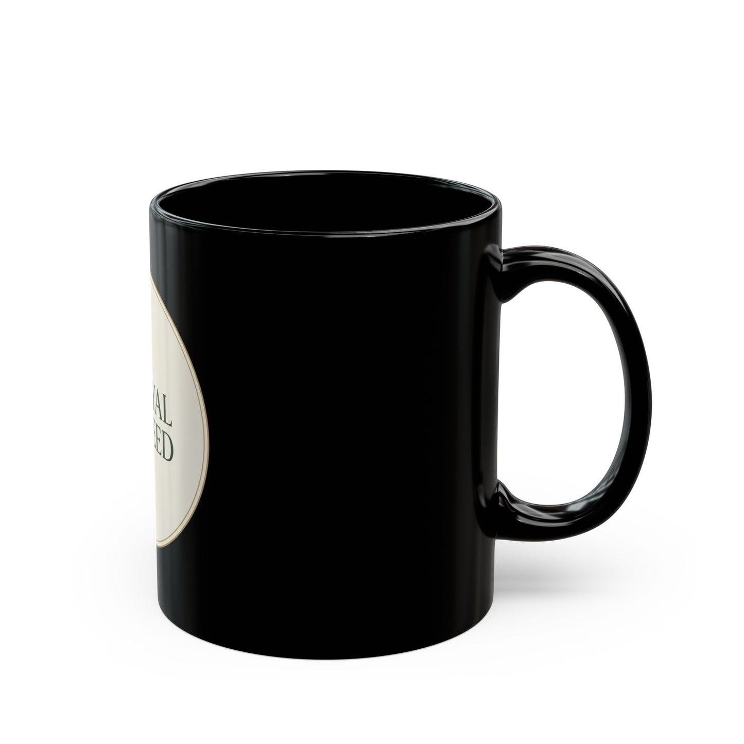 The Loyal Breed Co. Black Coffee Mug – 11oz Ceramic Logo Mug