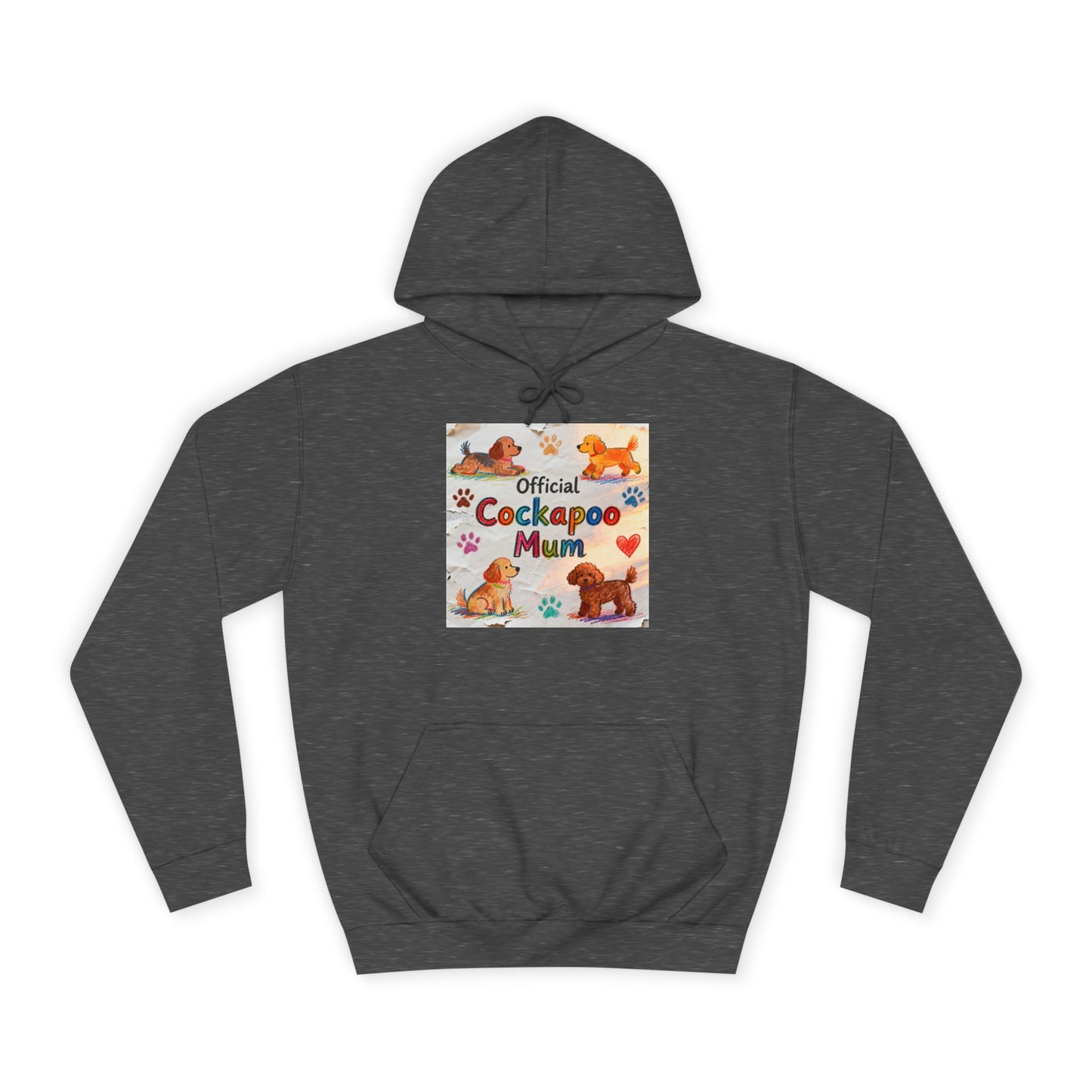 Hoodie — 'Official Cockerpoo Mum' Cute Dog Mom Hoodie