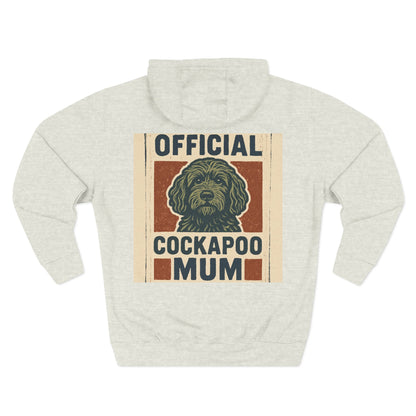 Cockapoo Mum Hoodie — Official Cockapoo Mum Retro Dog Lover Pullover
